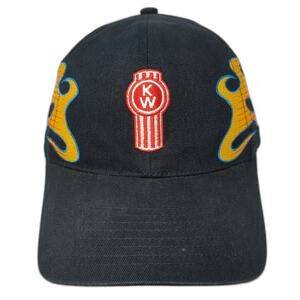 Kenworth The World's Best Strapback Hat Black One Size Embroidered